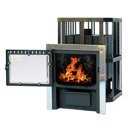 Печь банная Катунь со стеклом в Молодечно