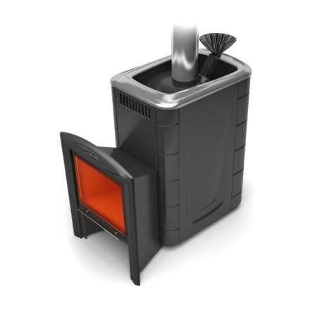 Печь для бани Термофор Гейзер 2014 Inox Витра ЗК антрацит купить в Молодечно