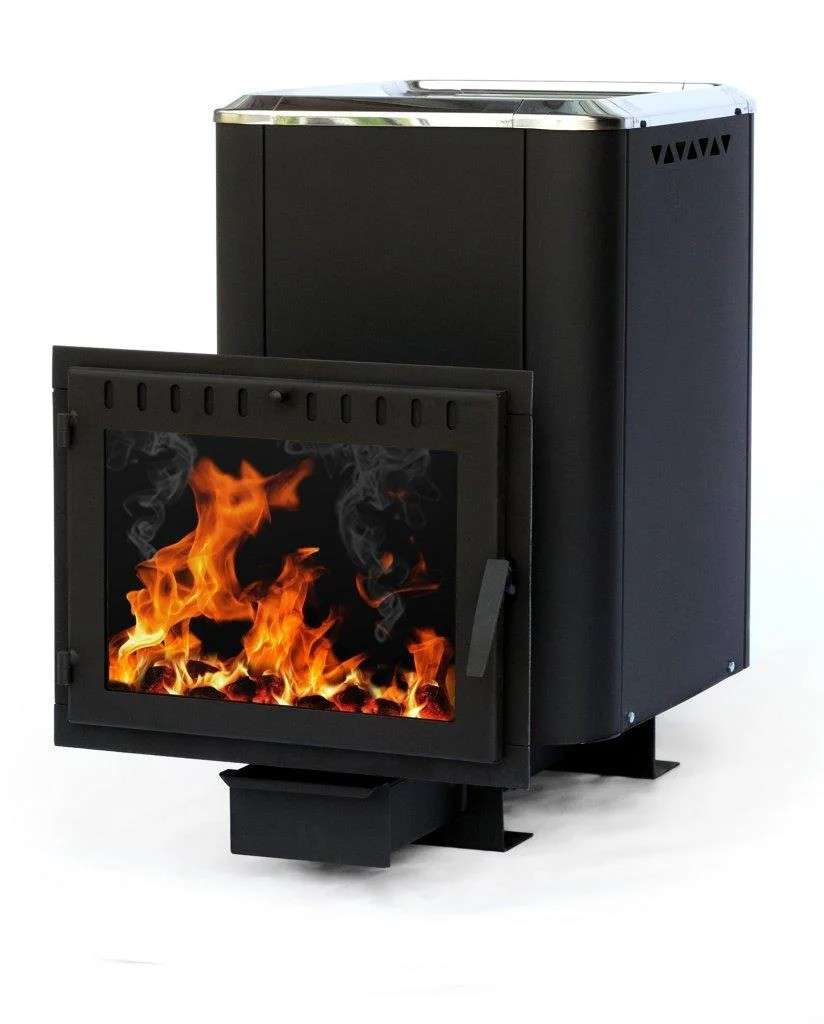 Печь банная чугунная СИБИРЬ 24 Конвекционная Панорамное стекло Амазонка бай фото в Молодечно