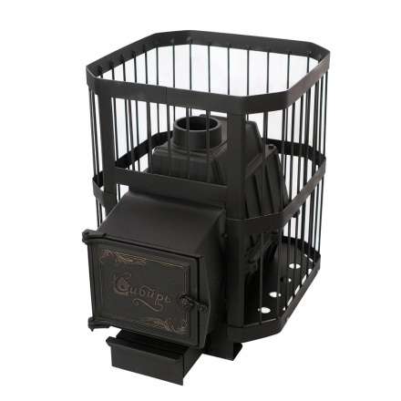 Печь банная чугунная СИБИРЬ 21 облегченная топка Амазонка бай фото в Молодечно