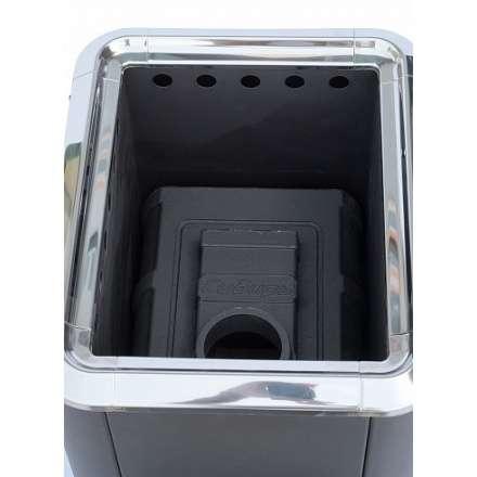 Печь банная Сибирь-18 (панорамное стекло, конвекционная) в Молодечно