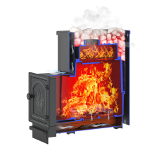 Печь для бани Везувий Сенсация 22 Антрацит (205) в Молодечно