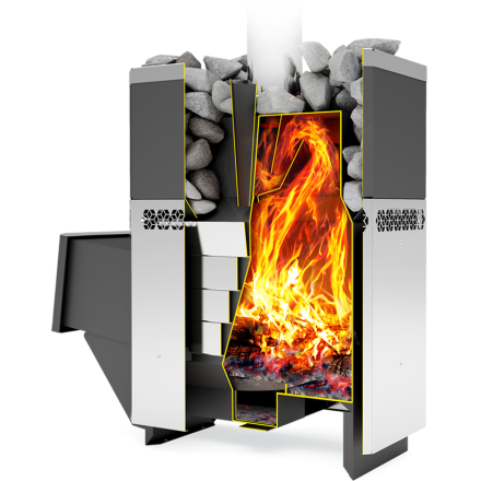 Печь для бани Теплодар Русь-18 ЛНЗП Профи в Молодечно