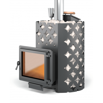 Банная печь ЭТНА 18 (Панорама) ЗК Амазонка бай фото в Молодечно