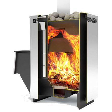 Печь для бани Теплодар Сахара-16 ЛНЗП Профи в Молодечно