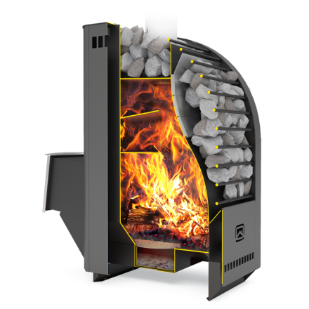 Печь для бани Теплодар Каскад-12Т в Молодечно