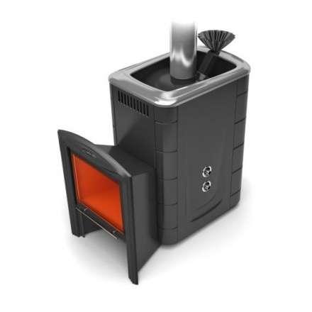 Печь для бани Термофор Гейзер 2014 Inox Витра ЗК ТО антрацит купить в Молодечно