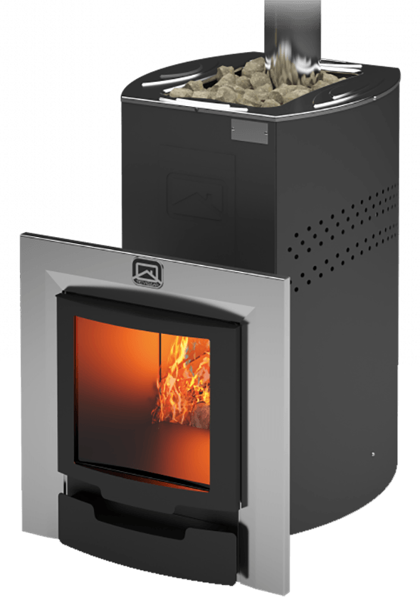 Печь для бани Теплодар Домна-20 ЛК Панорама Амазонка бай фото в Молодечно