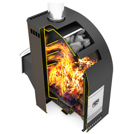 Печь для бани Теплодар Лагуна-12 ТК в Молодечно