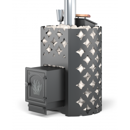 Банная печь ЭТНА 18 (ДТ-4) Закрытая каменка Амазонка бай фото в Молодечно