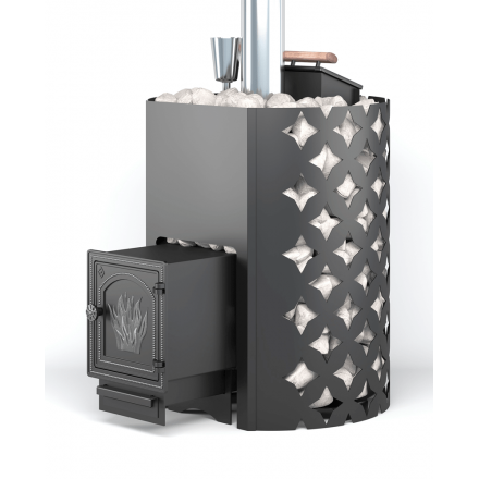 Банная печь ЭТНА 24 (ДТ-4) Закрытая каменка Амазонка бай фото в Молодечно