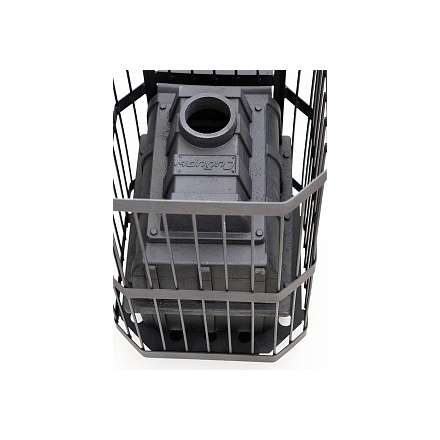 Печь банная Сибирь-24 (панорамное стекло, сетка квадрат) в Молодечно