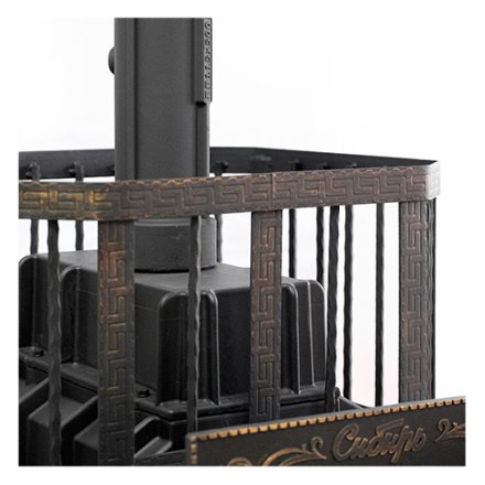 Печь банная Сибирь-32 с каминной дверцей в Молодечно