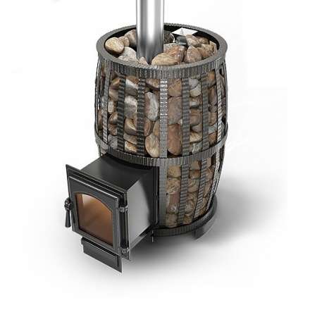 Печь для бани Везувий Легенда Русский Пар Ковка 30 (270) в Молодечно