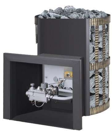 Печь газодровяная для бани Везувий Скиф Ковка 18 (ДТ-3) купить в Молодечно