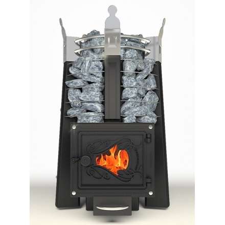 Печь для бани Добросталь Августа стоун стронг со стеклянной дверкой Амазонка бай фото в Молодечно