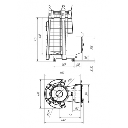 Печь для бани Добросталь Фредерика профи в Молодечно