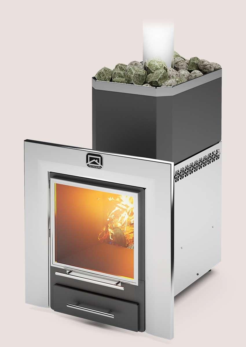 Печь для бани Теплодар Русь-12 ЛНЗП Профи Панорама (1.1) Амазонка бай фото в Молодечно