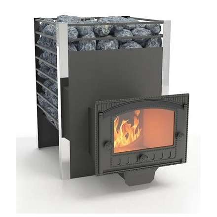 Печь для бани Добросталь Жара-люкс 20 панорамная дверка Амазонка бай фото в Молодечно