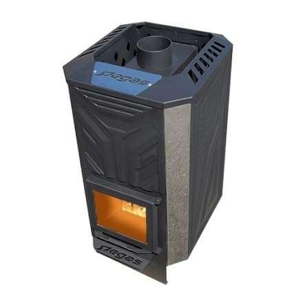 Банная печь Пегас 26 эконом короткая топка со стеклом конвекция амазонка бай фото в Молодечно