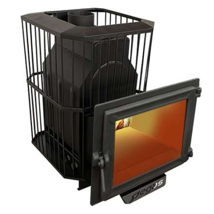 Банная печь Пегас 26 панорама сетка фото в Молодечно