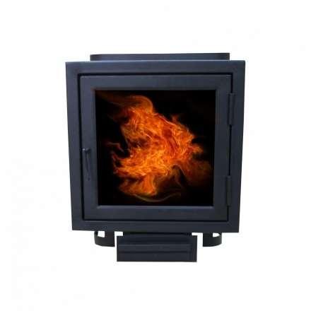 Печь банная ComfortProm "РЕТРО" СТАЛЬ 8 мм панорама 26 м3 Амазонка бай фото в Молодечно