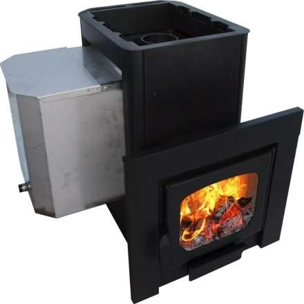 Печь для бани Варвара Мини  навесная панор. дверь купить в Молодечно