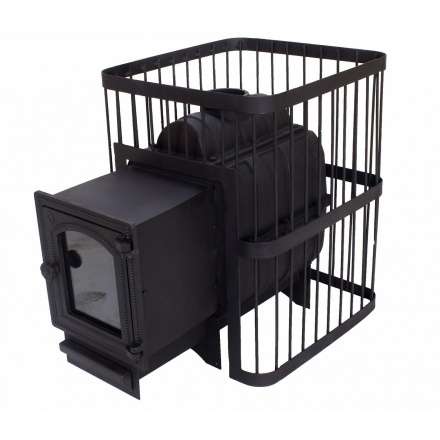 Печь банная ComfortProm Сталь 8мм стекло 16 м3 купить в Молодечно