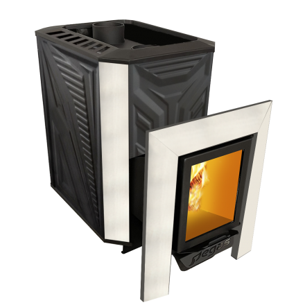 Банная печь Пегас 26 нерж со стеклом конвекция амазонка бай фото в Молодечно