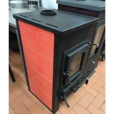 Купить Печь-камин Везувий ПК-01 (270) красная 9 кВт в Молодечно в Молодечно