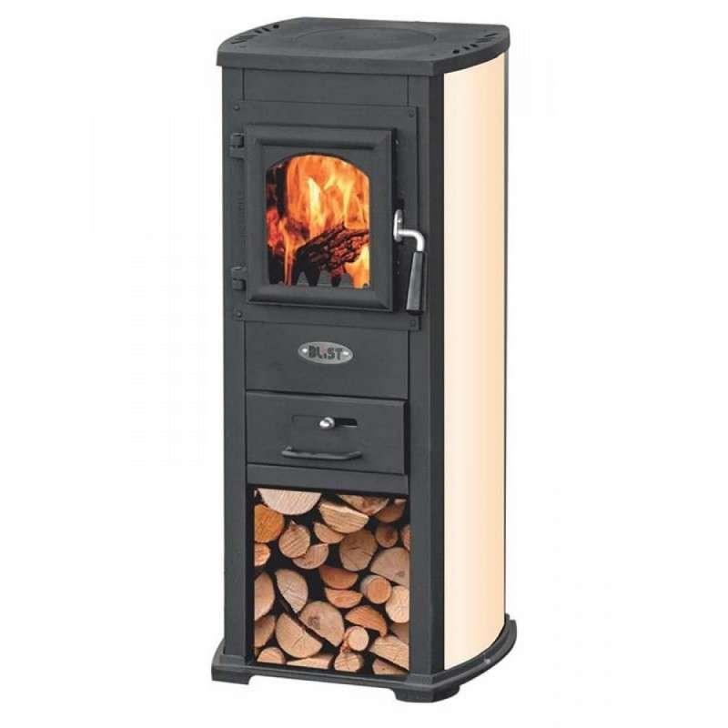 Печь-камин Blist Ekonomik Lux N чугунная дверца бежевый Амазонка бай фото в Молодечно