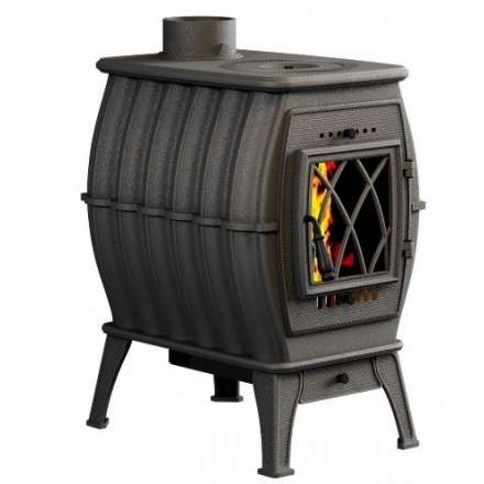 Печь-камин ProMetall Бахта (черная) купить в Молодечно