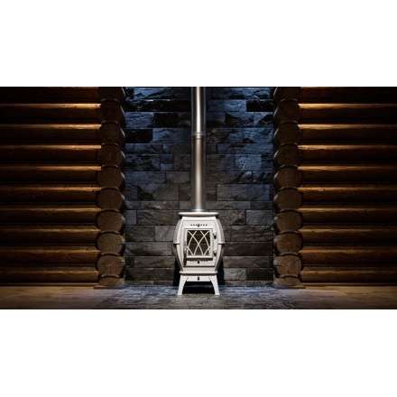 Купить Печь-камин Печь-камин ProMetall Бахта (черная) чугун в Молодечно Амазонка бай фото в Молодечно