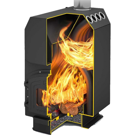 Отопительная печь Теплодар ТОП-200 ДЧ в Молодечно