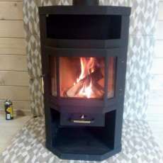 Купить камин со стеклом Мета-Бел Ока в Молодечно фото в Молодечно