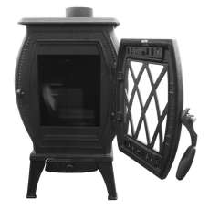 Печь чугунная со стеклом ПМЧ-10С фото  в Молодечно