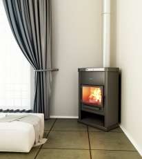 Стальной недорогой камин Теплодар ОВ-120 (угловой) фото в Молодечно