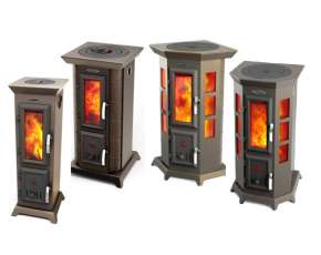 Недорогая стальная печь Термофор Статика Секста, чёрная бронза фото серия в Молодечно