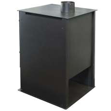 Купить Печь-камин Варвара Гармония 105 (черная) в Молодечно в Молодечно