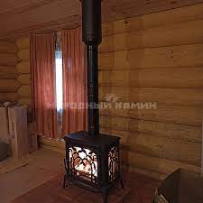 Купить Печь-камин NORDflam Arica в интерьере в Молодечно Амазонка бай фото в Молодечно