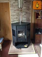 Отопительная печь-камин Сибирь 15 фото в интерьере в Молодечно