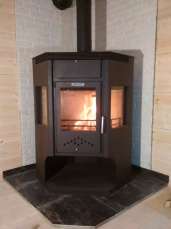 Отопительная печь-камин Сибирь 15 фото в интерьере в Молодечно