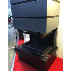 Стальной камин Родос 800 черный фото в Молодечно