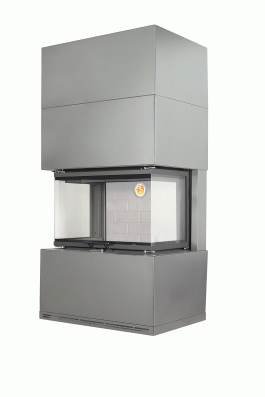 Камин Родос 800 ГРАФИТ шамот белый в Молодечно