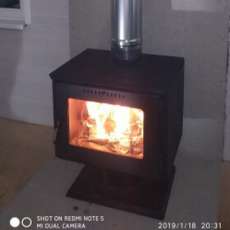 Купить Печь-камин Варвара Гармония 807-Н (черная) в Молодечно в Молодечно