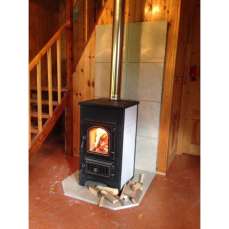 купить Печь-камин Везувий ПК-01 (270) c плитой бежевая 9 кВт в Молодечно в Молодечно