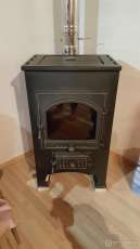 купить Печь-камин Везувий ПК-01 (270) c плитой бежевая 9 кВт в Молодечно в Молодечно