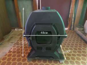 Купить Печь отопительная чугунная Везувий Триумф 180 с т/о в Молодечно в Молодечно