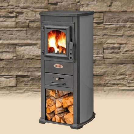 Печь-камин Blist Ekonomik Lux N чугунная дверца серый Амазонка бай фото в Молодечно