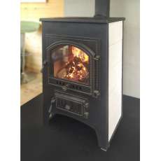 Купить Печь-камин Везувий ПК-01 (205) c плитой бежевая 12 кВт в Молодечно в Молодечно